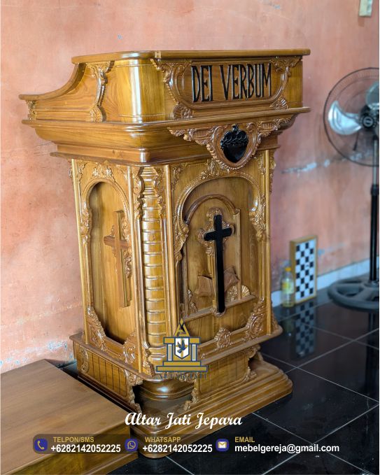 Mimbar Ceramah Katolik Ukir Jati Dei Verbum, jual mimbar gereja, harga mimbar gereja, mimbar gereja katolik, mimbar ceramah katolik, podium gereja katolik jati,Jual mimbar gereja, jual podium gereja, mimbar gereja, podium gereja, mimbar gereja minimalis, mimbar gereja katolik, mimbar imam gereja, podium gereja katolik, podium imam gereja, mimbar gereja protestan, mimbar gereja protestan modern, mimbar katolik modern, mimbar gereja sederhana, harga mimbar gereja, contoh mimbar gereja, contoh mimbar gereja minimalis, mimbar gereja Kristen, mimbar Kristen, mimbar kecil gereja, mimbar altar gereja, gambar mimbar altar gereja, mimbar minimalis gereja, mimbar ceramah katolik, mimbar ceramah gereja katolik, desain mimbar gereja 2026, model mimbar gereja 2026, cara membuat mimbar gereja, mimbar sabda, podium katolik, jual podium katolik, podium katolik jati, podium gereja katolik, mimbar romo gereja, mimbar pastor gereja, podium romo gereja, mimbar pemimpin gereja, mimbar katolik kayu jati, mimbar sabda katolik, ambo katolik, altar gereja katolik, mimbar ceramah gereja protestan, mimbar HKBP kayu jati, mimbar gereja katolik, mimbar gereja yang bagus, mimbar sabda imam gereja, ukuran mimbar gereja, podium gereja hkbp, mimbar pidato gereja, mimbar pidato, desain mimbar, desain mimbar gereja, mimbar gereja katedral, mimbar gereja katedral Jakarta, mimbar gereja hkbp, ukuran tinggi mimbar gereja, podium gereja katedral, jual pulpit gereja, mebel gereja hkbp, furniture gereja hkbp, interior gereja hkbp, supplier mimbar gereja, model podium gereja, model mimbar gereja, harga pulpit gereja, model pulpit gereja, desain pulpit gereja, church ambo, ambo church, podium katedral Jakarta, podium gereja katolik, gambar mimbar kecil gereja, mimbar gereja ukir, mimbar sabda gereja, gambar podium gereja, gambar mimbar kecil gereja, gambar mimbar gereja, gambar mimbar gereja minimalis, mimbar ceramah gereja, podium sabda gereja, podium ceramah gereja, podium gereja ukir, altar gereja, altar gereja katolik, interior gereja katolik, interior gereja, desain gereja katolik, produsen mimbar gereja, produsen mimbar gereja berkualitas, mimbar jati gereja, produsen interior gereja, mimbar gereja besar, mimbar kecil gereja, mimbar gereja jati, mimbar Kristen protestan, mimbar protestan minimalis, desain mimbar modern, mimbar katolik, perlengkapan interior gereja, dekorasi interior gereja, interior gereja, desain interior gereja, mimbar gereja jati, podium gereja jati, jual mimbar jati, mimbar jati gereja, podium jati gereja, bentuk mimbar gereja, desain podium gereja, desain mimbar gereja, model terbaru mimbar, model terbaru podium gereja, jual mimbar gereja Balikpapan, jual mimbar gereja manado, jual mimbar gereja maluku, jual mimbar gereja NTT, Jual mimbar gereja ambon, mimbar pidato gereja, kursi imam gereja, mimbar pastor, podium pastor, gambar mimbar gereja protestan minimalis, church podium, church sanctuary, mimbar gereja modern, mimbar gereja ukir jepara, mimbar katolik ukir jepara, ambos church, podium gereja modern, jual mimbar di Jakarta, jual mimbar di medan, jual mimbar di samarinda, jual mimbar di manado, mimbar gereja katedral, mimbar gereja gpdi, podium gereja katedral, jual mimbar gereja Jakarta, mimbar gereja medan, mimbar gereja ternate, mimbar gereja palu, mimbar gereja Jakarta, jual mimbar gereja di Jakarta, jual mimbar gereja di Surabaya, jual mimbar gereja di medan, jual mimbar gereja di NTT, mimbar gereja manado, mimbar gereja NTT, mimbar gereja samarinda, mimbar gereja Sulawesi, mimbar gereja kupang, mimbar gereja timor leste, mimbar katolik timor leste, mimbar gereja papua, podium gereja Jakarta, podium gereja papua, podium gereja medan, jesus last supper, jual mimbar gereja palangkaraya, mimbar gereja Pontianak, mimbar gereja medan, mimbar gereja Riau, podium gereja manado, meja altar sembahyang, meja sembahyang modern, meja altar minimalis, meja altar modern, meja altar perjamuan, meja altar gambar perjamuan, model altar gereja gpdi, jasa interior gereja, supplier mebel gereja, supplier interior gereja, interior gereja katedral, jual mimbar gereja Balikpapan, jual mimbar gereja samarinda, jual mimbar gereja Pontianak, jual mimbar gereja manado, mimbar katolik manado, Jual mebel gereja, harga mebel gereja, mebel gereja murah, toko rohani, toko rohani di Jakarta, toko rohani katolik, toko rohani Kristen, toko rohani di Surabaya, toko rohani di bandung, furniture gereja murah, toko rohani Kristen Jakarta, mimbar gereja palangkaraya, mibar katolik Pontianak, jual mimbar gereja samarinda, altar gereja, desain mimbar gereja, model bangku gereja, bangsal gereja, mimbar gereja minimalis, mimbar gereja akrilik, mimbar masjid, bangku gereja sederhana, mimbar gereja katolik, harga bangku gereja, mebel interior gereja, furniture interior gereja, mebel perlengkapan gereja, furniture perlengkapan gereja, church podium, lectern church, podium and lectern for church, Church meuble, church Furniture